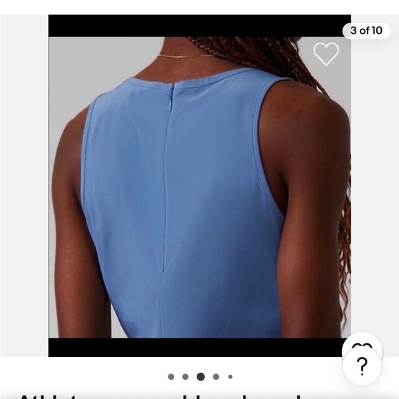 NWT Athleta Brooklyn Jumpsuit Combinasion Brooklyn Blue Size 26 - Picture 4 of 11